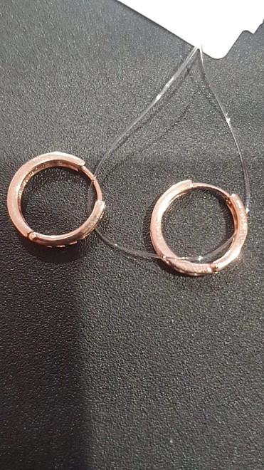 Серьги золотые с камнями  585пр 2,75гр ФМ