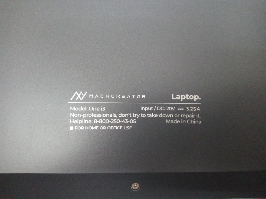 Ноутбук Machcreator ONE i3 JB0C1B001RU