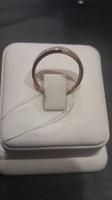 Кольцо золотое с камнями  585пр 19,5р-р 2,33гр ФМ