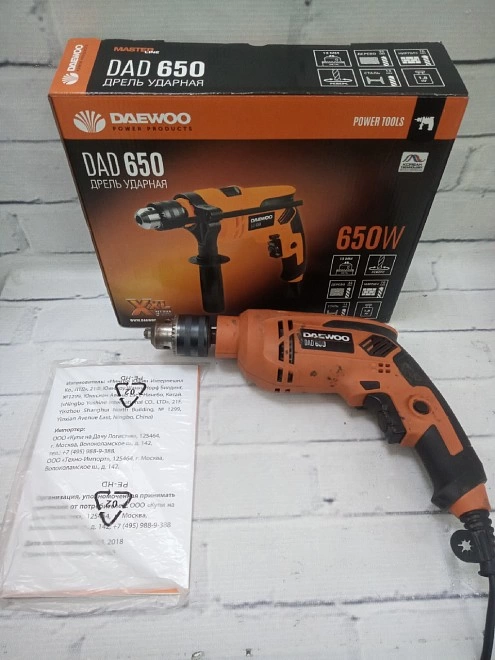 Дрель ударная DAEWOO DAD 650