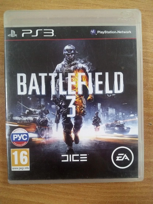 Диск для PS III Sony BATTLEFIELD 3