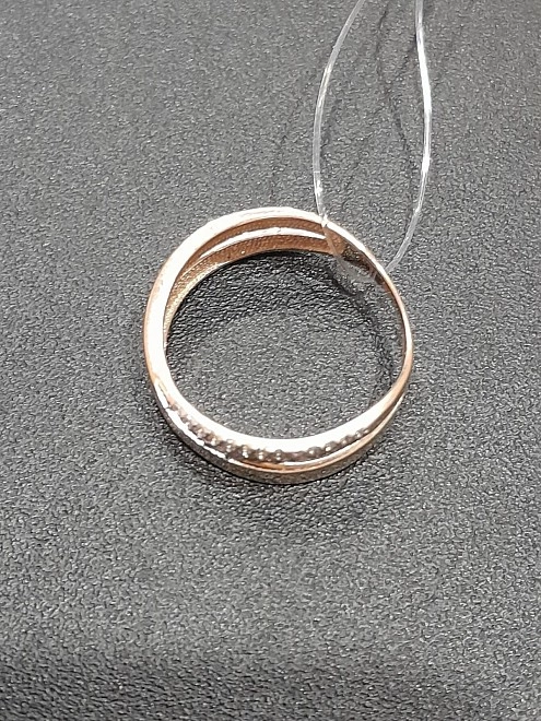 Кольцо золотое с камнями  585пр 17,5р-р 2,19гр ФМ