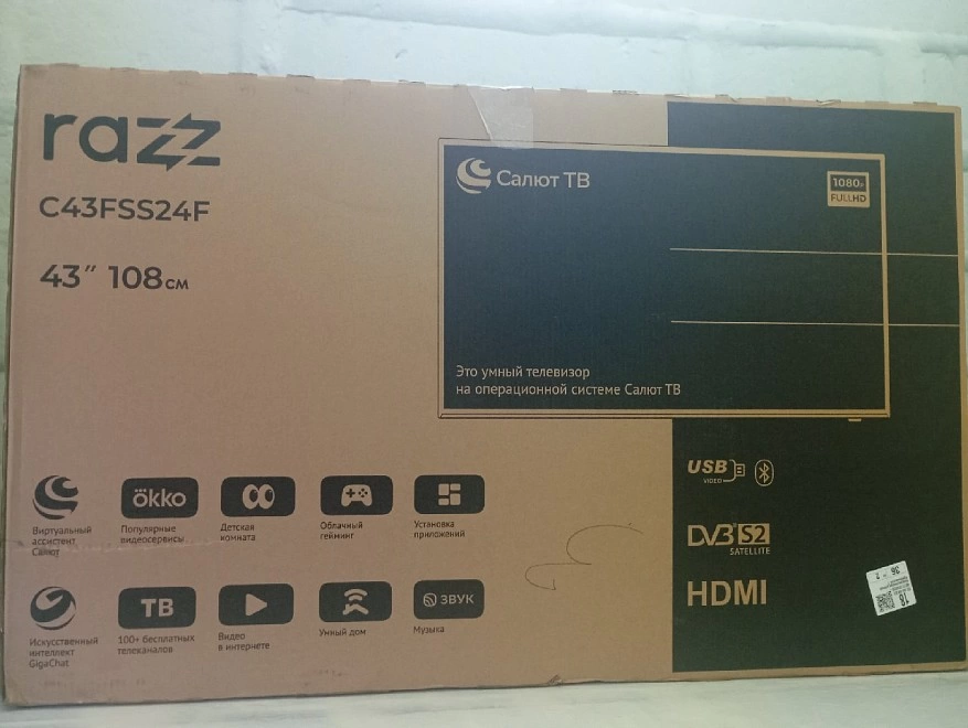 Телевизор RAZZ C43FSS24F