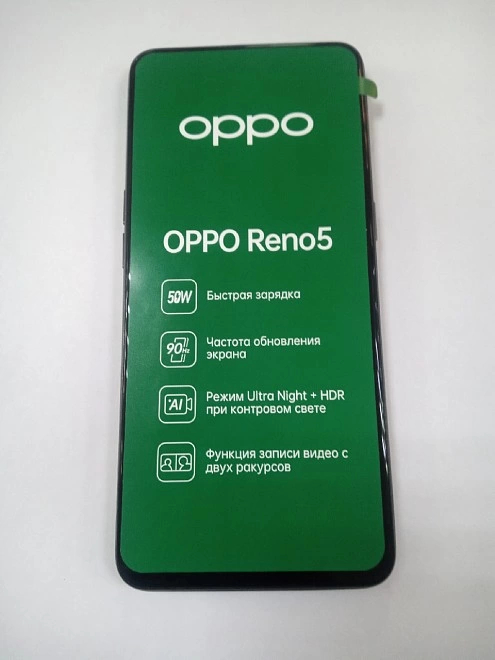 Смартфон Oppo RENO 5 4G 8/128 ГБ, Dual nano SIM, чёрный 