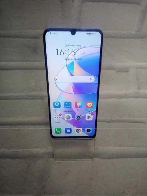 Смартфон Honor X7a 128 ГБ серебристый