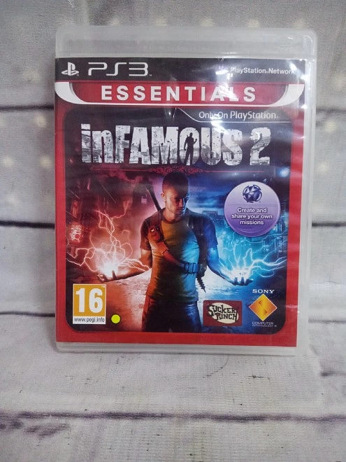 Диск для PS III inFAMOUS 2 ESSENTIALS