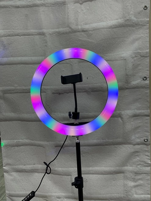 Лампа настольная RGB Кольцевая лампа
