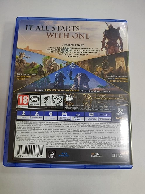 Диск для приставки PlayStation 4 Assassins Creed Origins