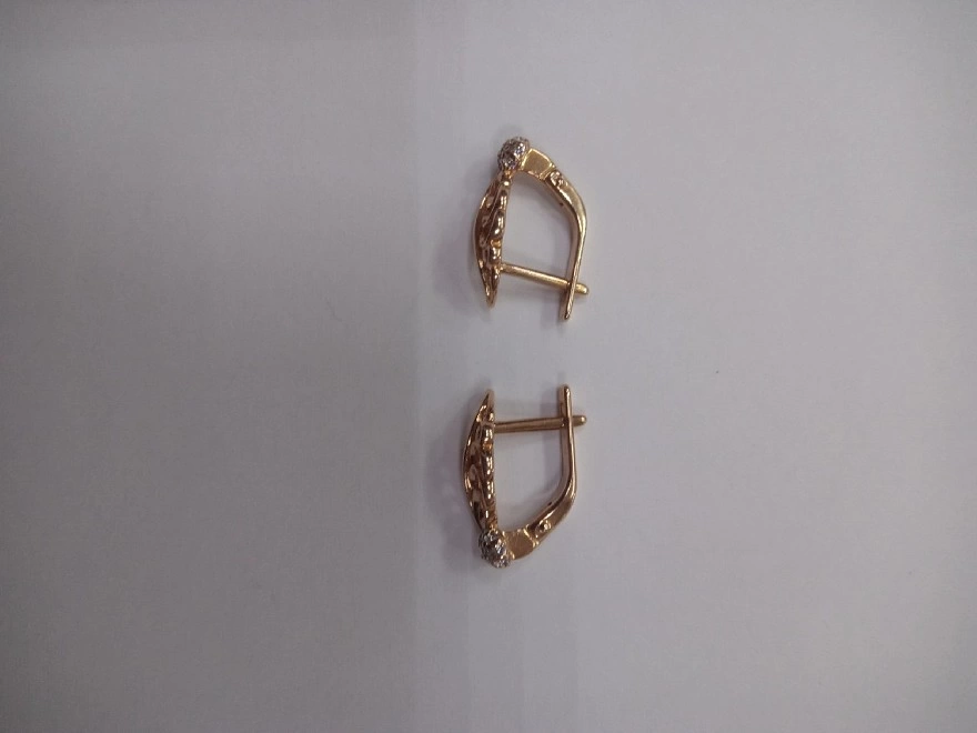 Серьги  золотые 585 пр. 2,73 гр.(ФМ)