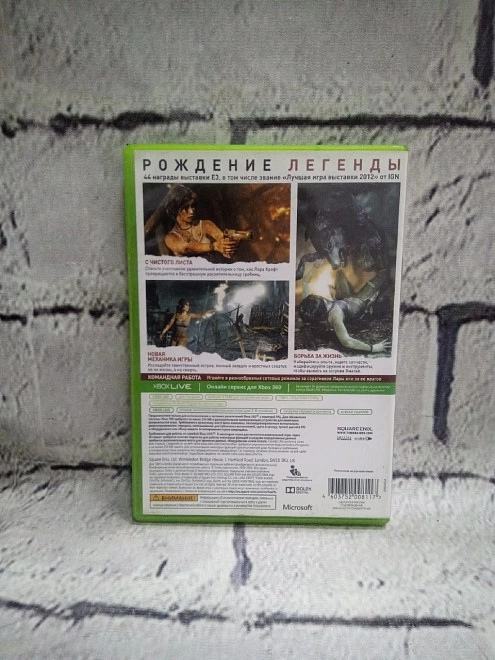 Диск для X-Box 360 Crystal Dynamics TOMB RAIDER