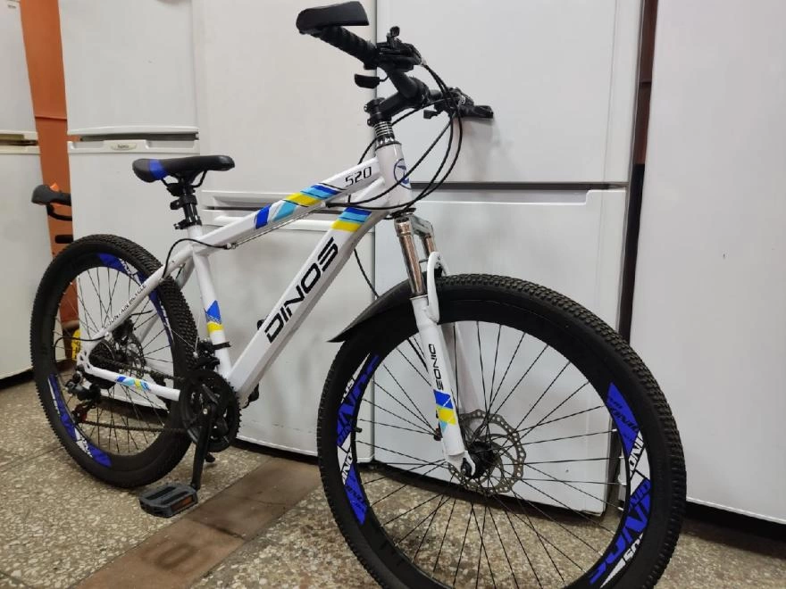 Велосипед Dinos 26" 21скор Бело-Синий (DIN-17-5)