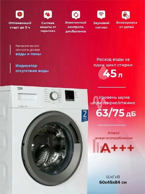 Стиральная машина Beko RGE78511XSW