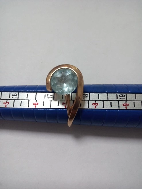 Кольцо  золотое 585пр 5гр (3,794гр.) 17,5р-р (ФМ)