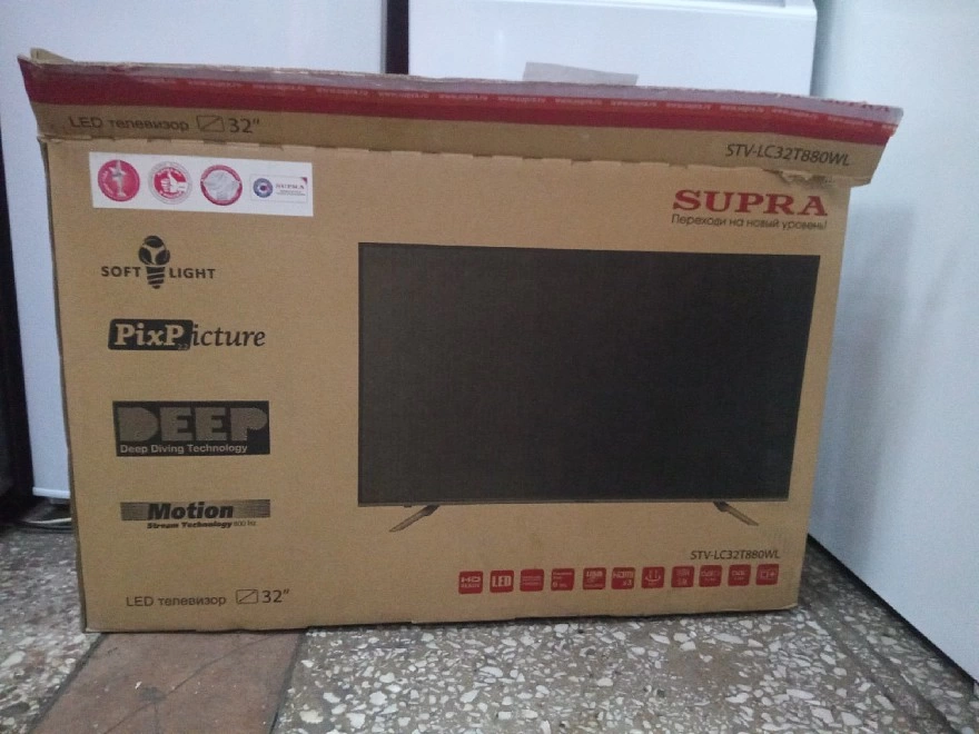 Телевизор SUPRA STV-LC32ST880WL черный