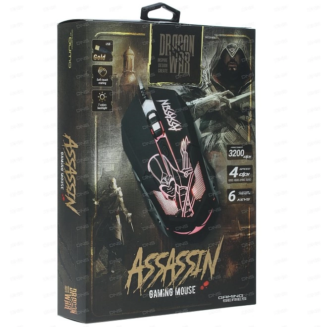 Мышь оптическая QUMO Assassin M33