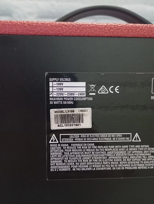 Комбоусилитель Laney LX15B