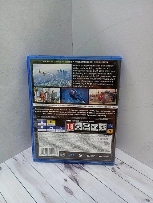 Диск для PS PS4 Grand Theft Auto V