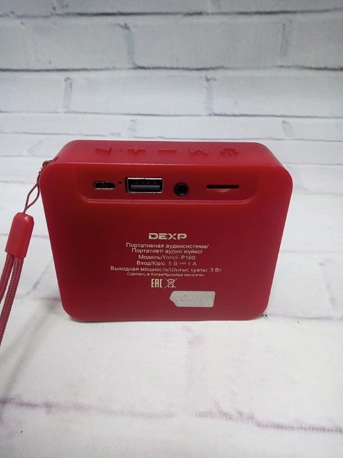 Портативная акустика Dexp P160