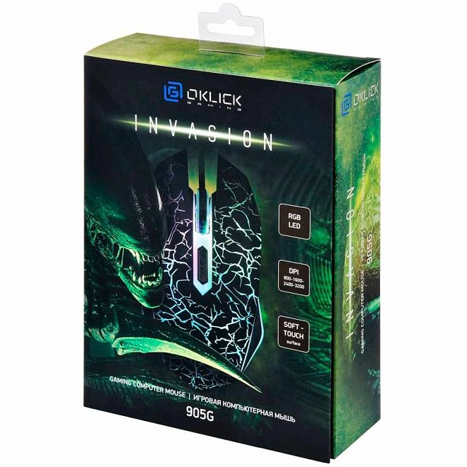 Мышь оптическая Oklick 905G INVASION