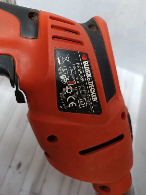 Дрель ударная BLACK & DECKER KR55CRE. 