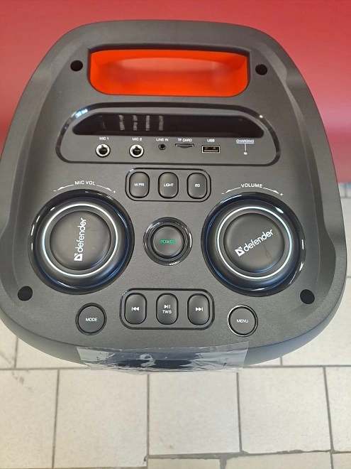 Портативная акустика Defender ORION 60 Вт, bluetooth, FM радио, USB, AUX,