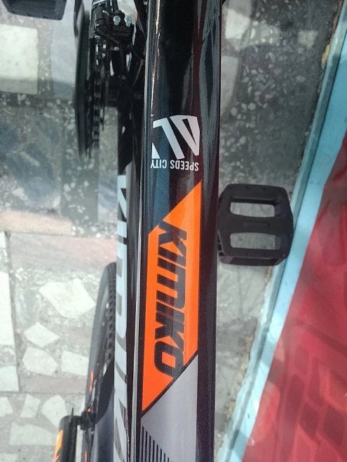 Велосипед KIMIKO XS-900 "24 Спицы (Оранжево-черный) ФМ