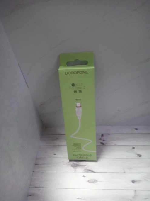 USB кабель Borofone BX 17 FOR Type-C 1M 3A