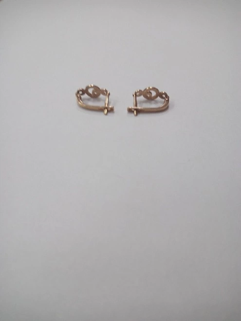 Серьги  золотые 375 проба 1,6 гр. (ФМ)