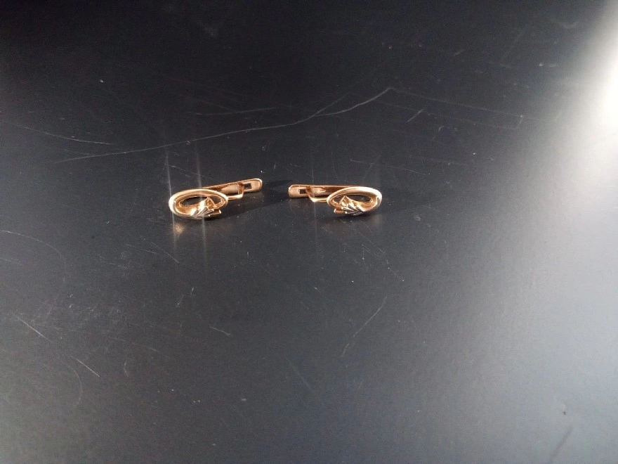 Серьги золотые  583 проба 3,12 гр (ФМ)