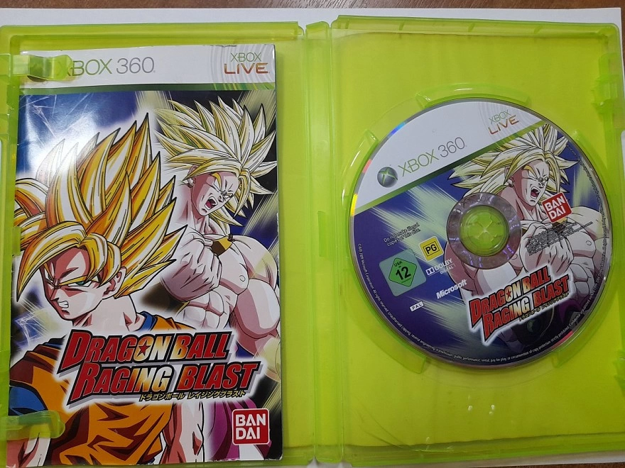 Диск для X-Box 360  DRAGONBALL RAGING BLAST