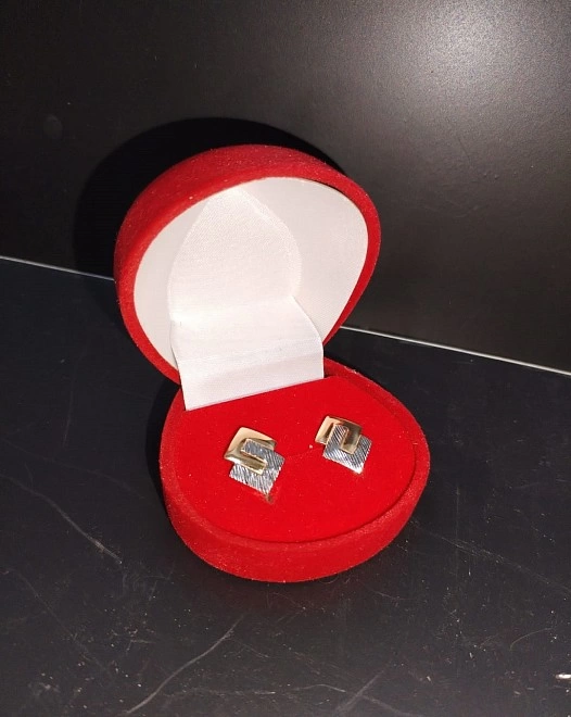 Серьги золотые 585 2.6гр (ФМ)