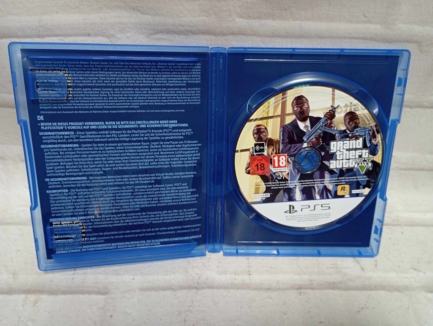 Диск для PS  5 Grand Theft Auto V