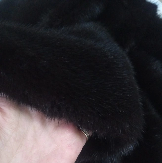 Шуба средней длинны, цельная Real Fur 44 р-р без капюшона