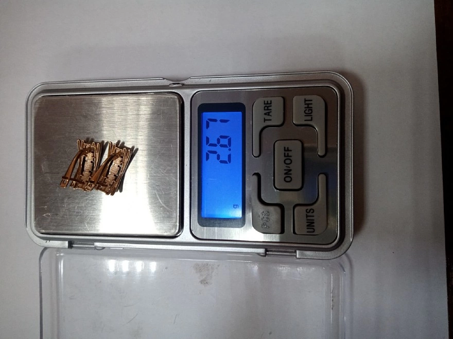 Серьги  585 проба 2.67 гр Ф.М.