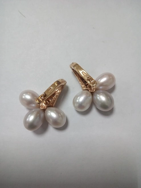 Серьги  золотые 585пр 7,9гр (ФМ)
