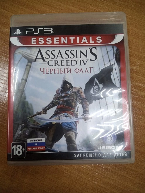 Диск для PS III Sony Assassic Creediv Чёрный флаг