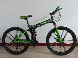 Велосипед Dinos 26" 21скор Черно-Зеленый (DIN-17-1)