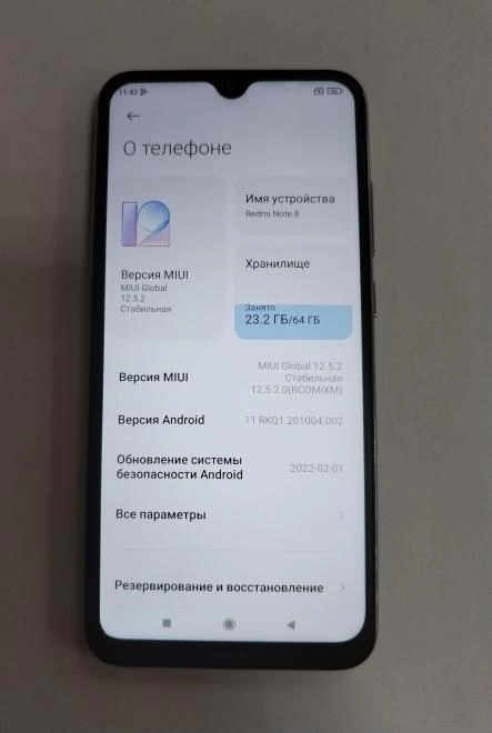 Смартфон Xiaomi redmi note 8 4/64gb