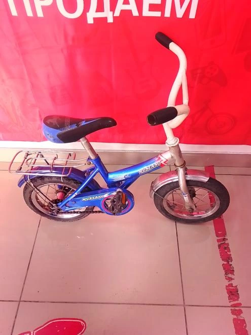 Велосипед детский mustang синий 
