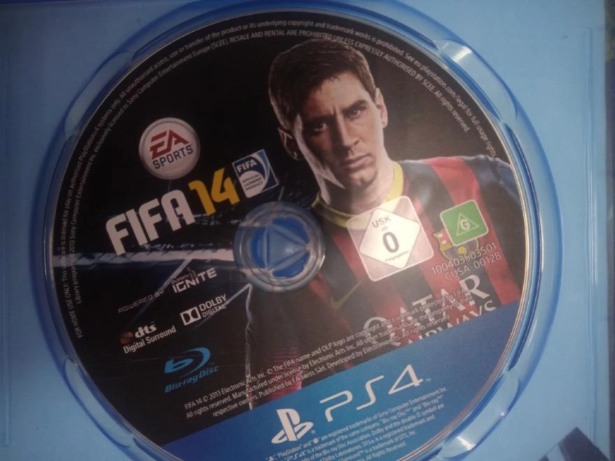 Диск для PS 4  FIFA 14