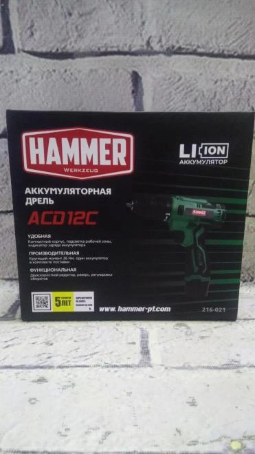 Шуруповерт Hammer ACD12C
