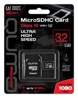 Карта памяти micro-SD QUMO MicroSDHC 32GB QUMO Class 10 UHS-I U3