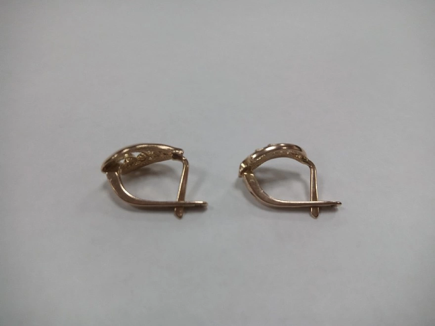 Серьги золотые 585 проба 2,375 (ФМ)
