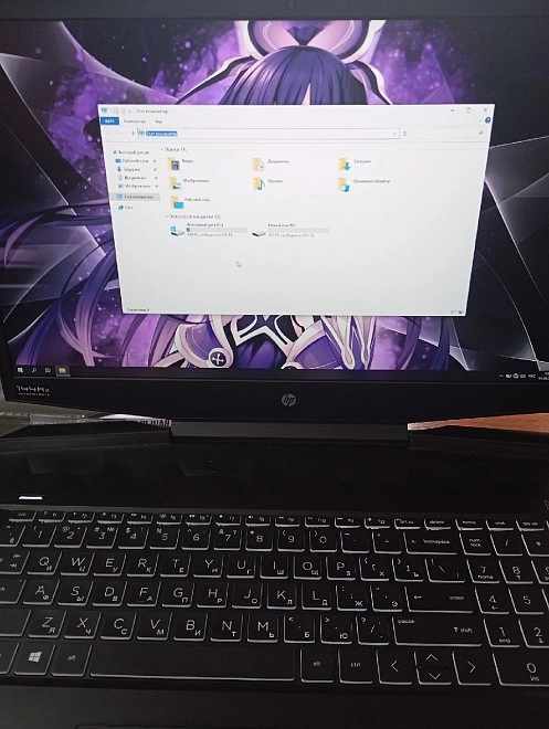 Ноутбук HP i7 2.6GHz/DDR4 16Gb/500Gb+1Tb/GTX1660Ti