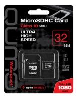 Карта памяти micro-SD QUMO 32GB Class 10 UHS-1