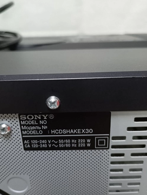 Музыкальный центр Sony HCD SHAKE X30