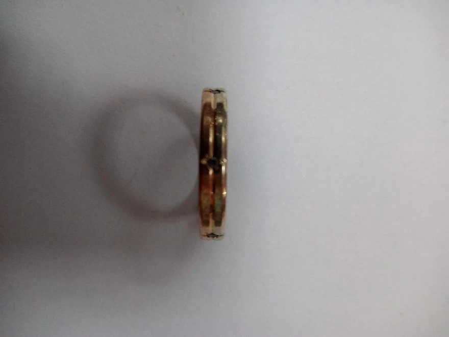 Кольцо  золотое 585 проба 2,26 гр. 16,5 р-р.(ФМ)