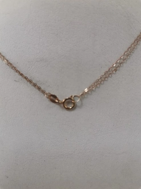 Колье золотое  585пр.0,56гр.45см.