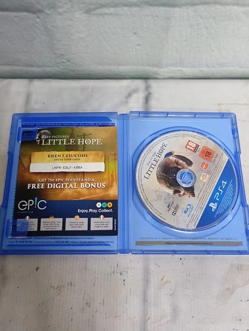 Диск для приставки Sony PS4 LITTLE HOPE 