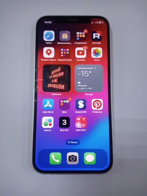Смартфон Apple IPhone 12 64 ГБ, nano SIM+eSIM, белый